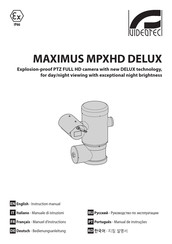Videotec MAXIMUS MPXHD DELUX Manuel D'instructions