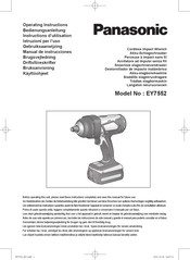 Panasonic EY7552 Instructions D'utilisation