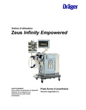 Dräger Zeus Infinity Empowered Notice D'utilisation