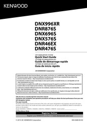 Kenwood DNR46EX Guide De Démarrage Rapide