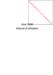 Acer CloudMobile S500 Manuel D'utilisation