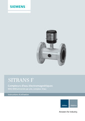 Siemens SITRANS F MAG 8000 Instructions D'utilisation