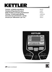 Kettler 07690-600 Mode D'emploi Et Instructions D'entraînement