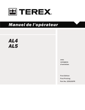 Terex AL5 Manuel De L'opérateur