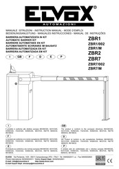 Elvox ZBR1 002 Mode D'emploi
