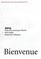 BenQ PB2250 Manuel De L'utilisateur