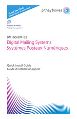 Pitney Bowes DM100i Guide D'installation Rapide