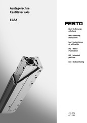 Festo EGSA Notice D'utilisation