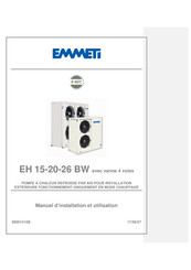 emmeti EH 15-20-26 BW Manuel D'installation Et Utilisation