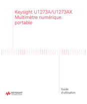Keysight Technologies U1273A Guide D'utilisation