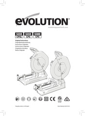 Evolution S380CPS Instructions Originales