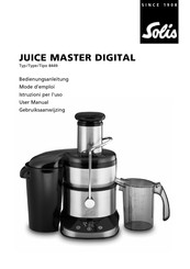 SOLIS JUICE MASTER DIGITAL 8449 Mode D'emploi