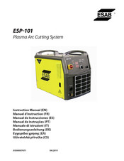 ESAB ESP-101 Manuel D'instruction