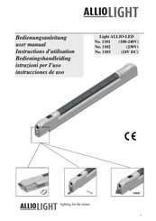 AllioLight ALLIO-LED 1101 Instructions D'utilisation