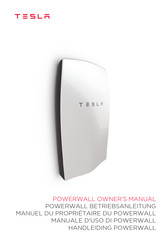 Tesla Powerwall Manuel Du Propriétaire