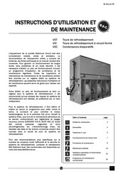 BAC VXI 144 Instructions D'utilisation Et De Maintenance