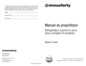 Minusforty 07-CSGR Manuel Du Propriétaire