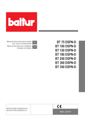 baltur BT 75 DSPN Manuel D'instructions