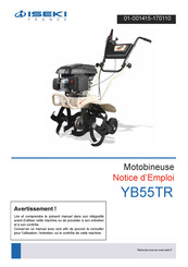 Iseki YB55TR Mode D'emploi