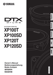 Yamaha DTX DRUMS XP100T Mode D'emploi