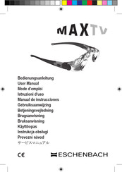 Eschenbach Max TV Mode D'emploi