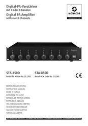 Monacor STA-850D Mode D'emploi