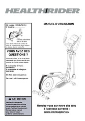 Healthrider HRIVEL72015.0 Manuel D'utilisation