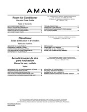 Amana AMAP050BW Guide D'utilisation Et D'entretien