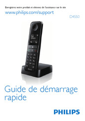 Philips D4550 Guide De Démarrage Rapide
