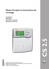 CitrinSolar CS 2.5 Mode D'emploi Et Instructions De Montage