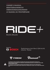 Bosch RIDE+ Manuel Du Propriétaire