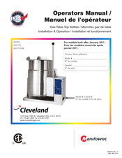 Cleveland KGT12TGB Manuel De L'opérateur