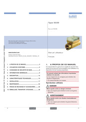 Burkert S039 Manuel Utilisateur