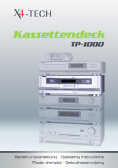 X4-TECH TP-1000 Mode D'emploi