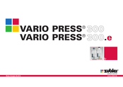 zubler VARIO PRESS 300.e Mode D'emploi