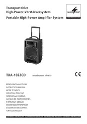 Monacor TXA-1022CD Mode D'emploi