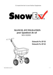 SnowEx Sidewalk-Pro SP-50 Manuel D'utilisation