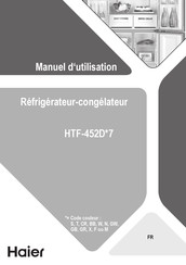 Haier HTF-452DW7 Manuel D'utilisation
