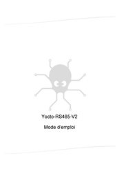 Yoctopuce Yocto-RS485-V2 Mode D'emploi
