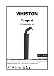 Gamma WHISTON Mode D'emploi Original