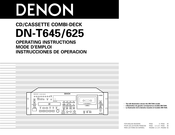Denon DN-T645 Mode D'emploi