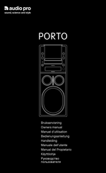Audio Pro PORTO Manuel D'utilisation