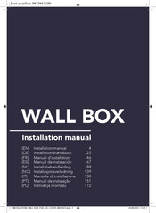 EVBOX WALL BOX 9835663180 Manuel D'installation