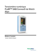 Welch Allyn ProBP 3400 Connex Mode D'emploi