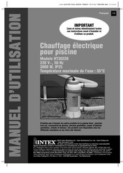 Intex HT30220 Manuel D'utilisation