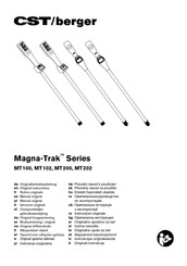 Robert Bosch CST/Berger Magna-Trak MT 102 Notice Originale
