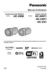 Panasonic HC-WXF1 Manuel D'utilisation