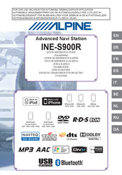 Alpine INE-S900R Guide De Référence Rapide