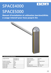 B&G SPACE4000 Manuel D'installation Et Utilisation