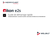 Welbilt MERRYCHEF eikon e2s Guide De Démarrage Rapide